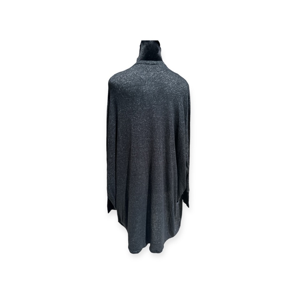 L&Q Armoire Long Gray Dalmon Sleeve Light Weight Cardigan Women’s Size Small NWT - Picture 4 of 7